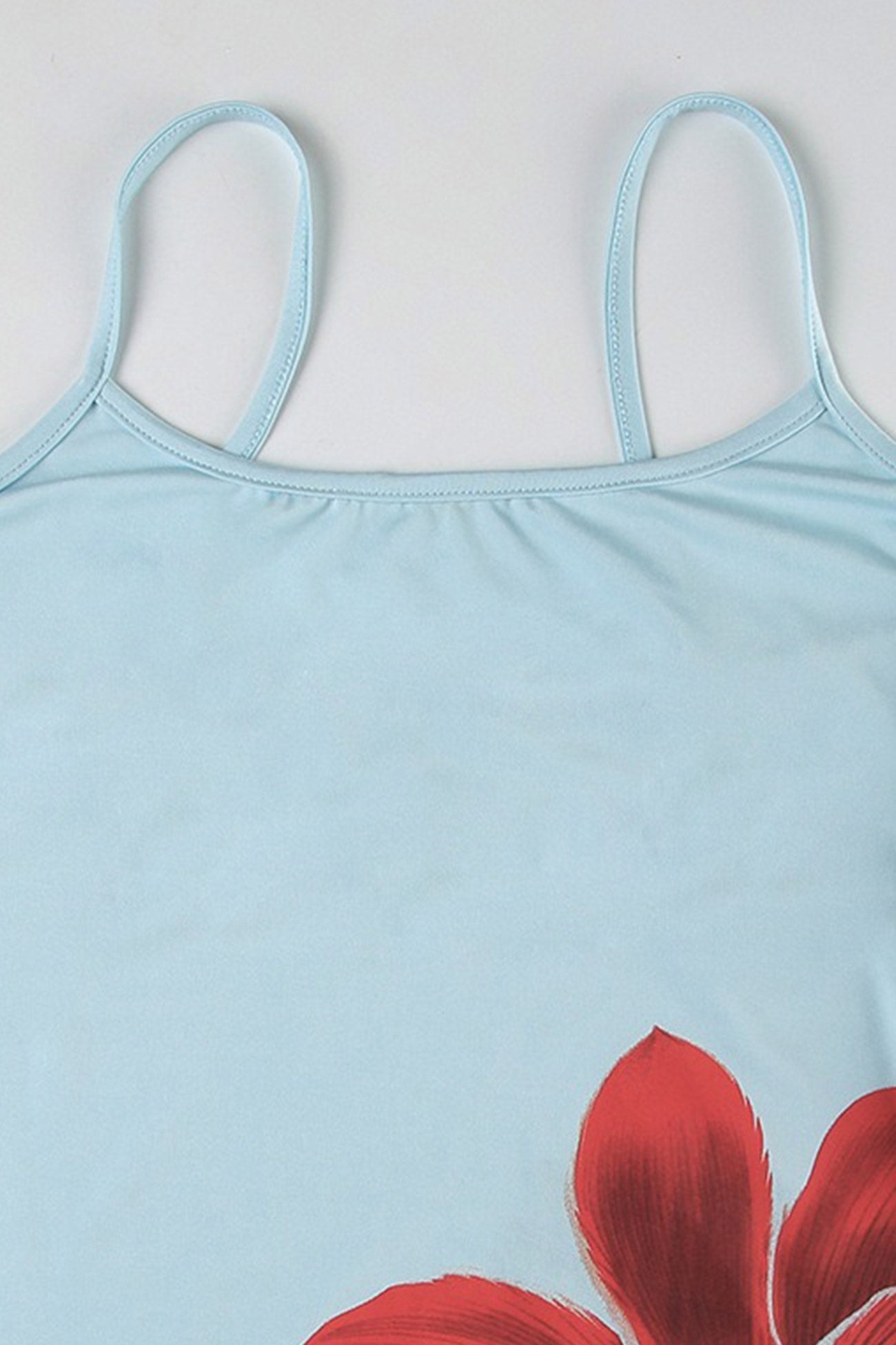 Floral Backless A-line Cami Dress