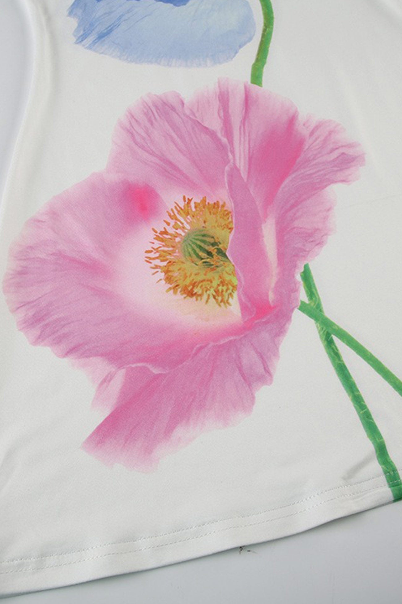 Floral Backless A-line Cami Dress