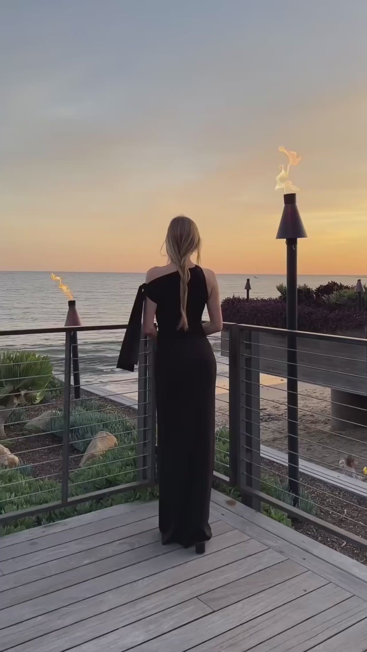 Graceful One-Shoulder Maxi Dress
