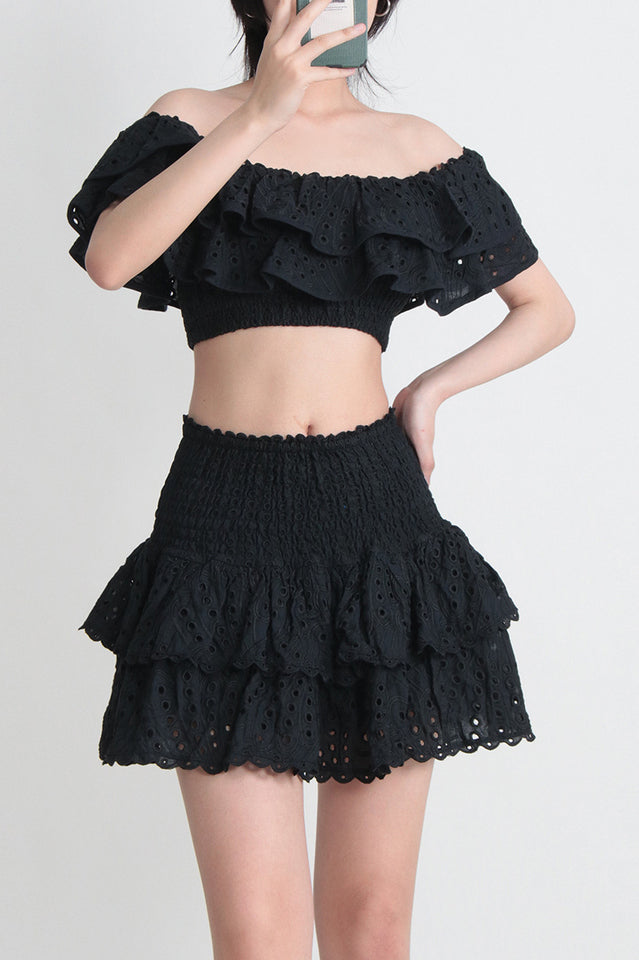Jessica Bara Vanessa Ruffle Set