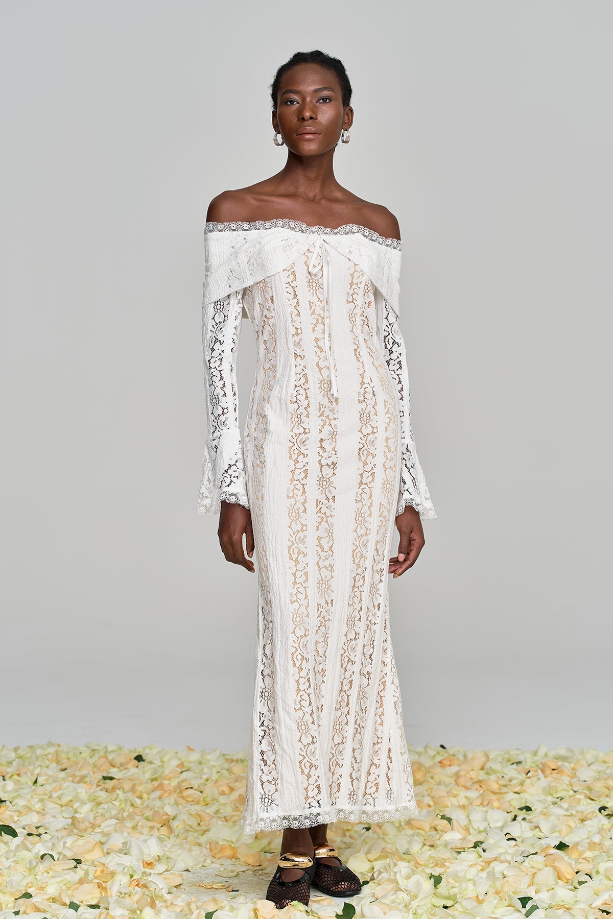 off the shoulder cutout dress Off-The-Shoulder Cutout Dress