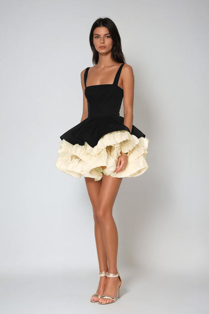 Davorka Sleeveless Puffy Mini Dress