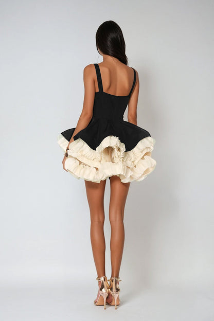 Davorka Sleeveless Puffy Mini Dress