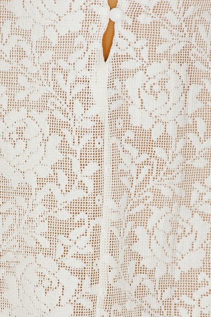 Faust Long Sleeve Floral Mini Dress
