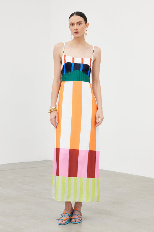 Ibb Spaghetti Stripe Maxi Dress