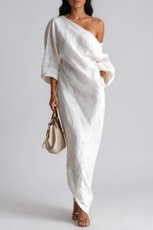 Inunnguaq One Shoulder Maxi Dress
