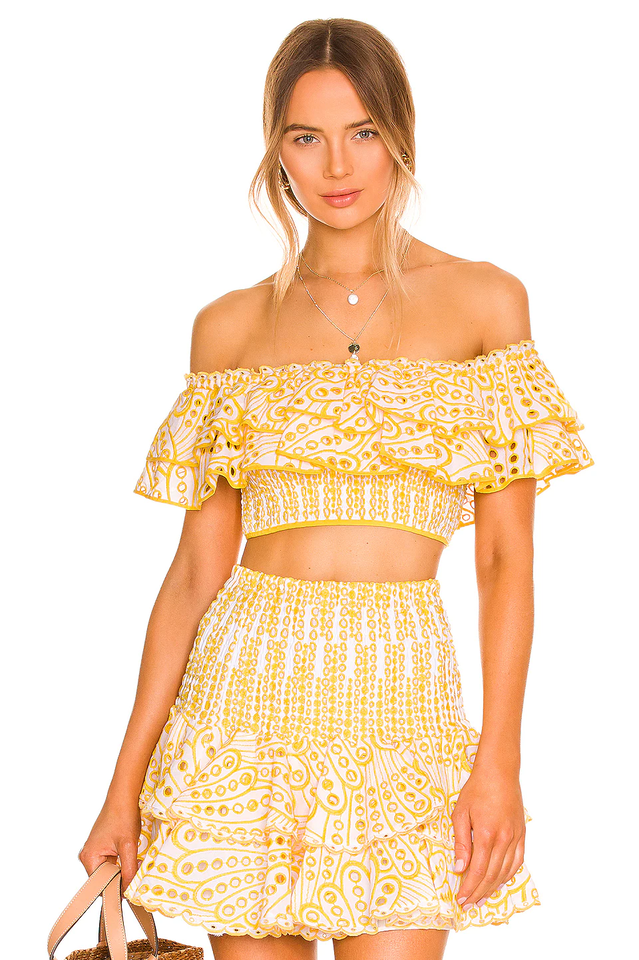 Jessica Bara Vanessa Ruffle Set