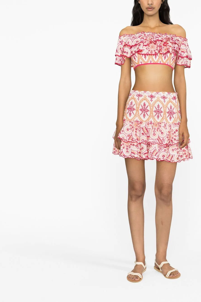 Jessica Bara Vanessa Ruffle Set